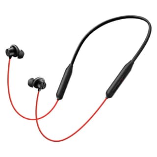 OnePlus Bullets Wireless Z3 in-Ear Neckband with 12.4mm Drivers, 3D Spatial Audio,10 mins Charge for 27 hrs Playback, AI Call Noise Cancellation, 4 EQ preset, Dynamic bass Enhancement & BT5.4 (Crimson Eclipse )