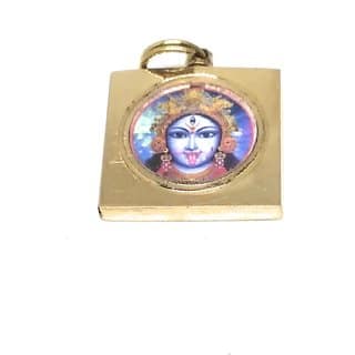 Ashtadhatu Kali Mata Vashikaran Yantra Locket With Mantra In Square Gold Plated For Impress Attract Any Person