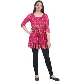 Goergette Printed Top (Red) (39)