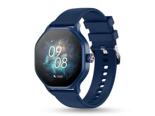 Pebble Hive Smart Watch 1.39" HD Octa Display, BT Calling, Health Suite, DIY Watch Face, World Clock - Blue