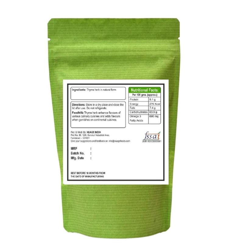 foodfrillz Thyme Pure Herb, 35 g view 2