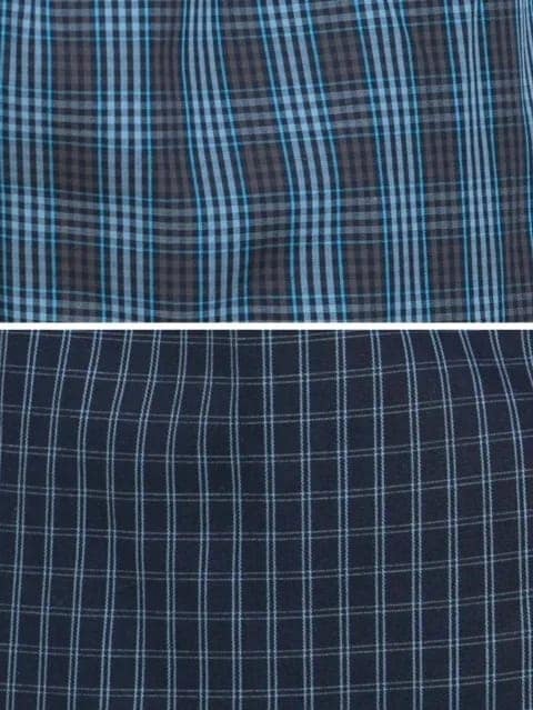 Jockey Men's 1222 Checks Pack of 2 Boxer Shorts view 4