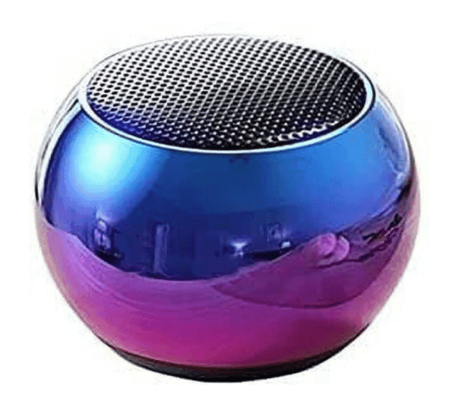 M3 Portable Bluetooth Mini Speaker Dynamic Metal Sound with High Bass with Google, Alexa & Siri Assistant Smart Speaker (Multicolor) view 5
