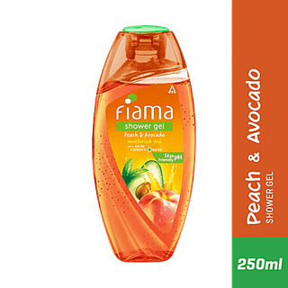 Fiama Shower Gel - Peach & Avocado, 250 ml