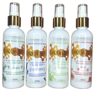 Hand Sanitizer (AquaSan -100ml) | available in Lavender, Rose, Jasmine|, Sandal, Mogra | Suitable for kids | Kills 99.9% Germs| Alcohol Free| Water based| No harsh chemicals| Anti microbial & Anti Viral | Skin Friendly | Safe to use anywhere