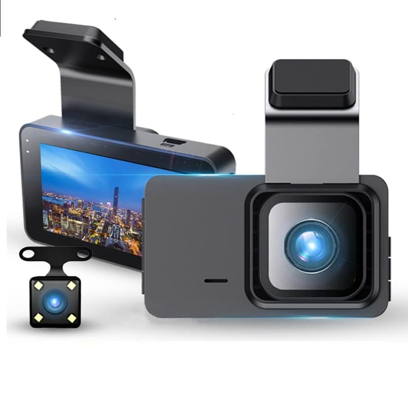 AUSHA 2K Dual Dash Camera with Wi-Fi & GPS | Super Night Vision, Parking Assist & G-Sensor view 4