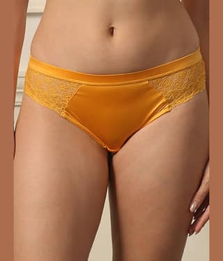 Soie Pack of 1 Nylon Hipster For Women ( Gold )