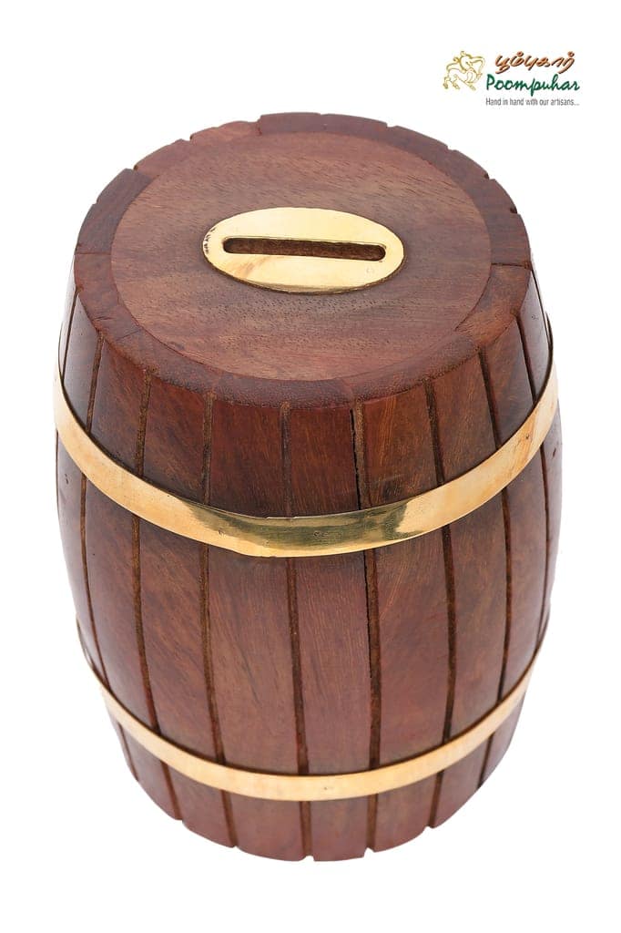 SHEESAM WOOD MONEY BANK