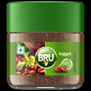 Bru Instant Pure Coffee, 25 G Jar