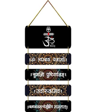 Positive Vibe Lifestyle Traditional Door Hanging 1 ft Multi ( Pack of 1 )