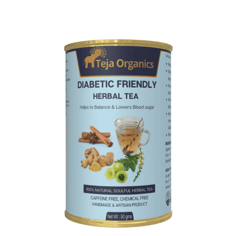 Diabetic Friendly Herbal Tea 50gm | Helps to improves Metabolism Digestion