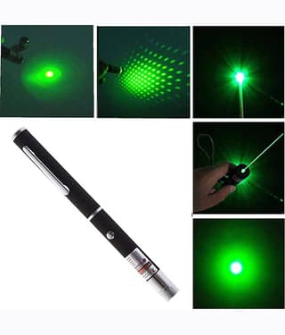 FSN Green Laser Light Multi Pointer Pen with Shape Changing Cap