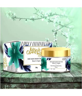 Mirah Belle Rose – Argan Dry Skin Body Butter Cream