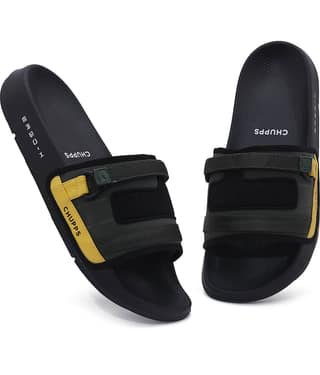 CHUPPS Olive Men's Slide Flip Flop
