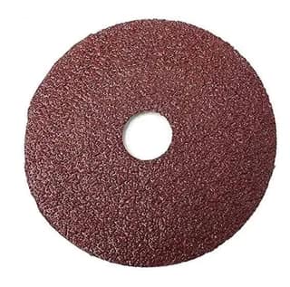 H9 Grinding Fiber Disc Xtra Power Aluminum Oxide Resin 5" (125mm) Grit 80 Sandpaper, 25-Piece Pack for Sander Grinder.