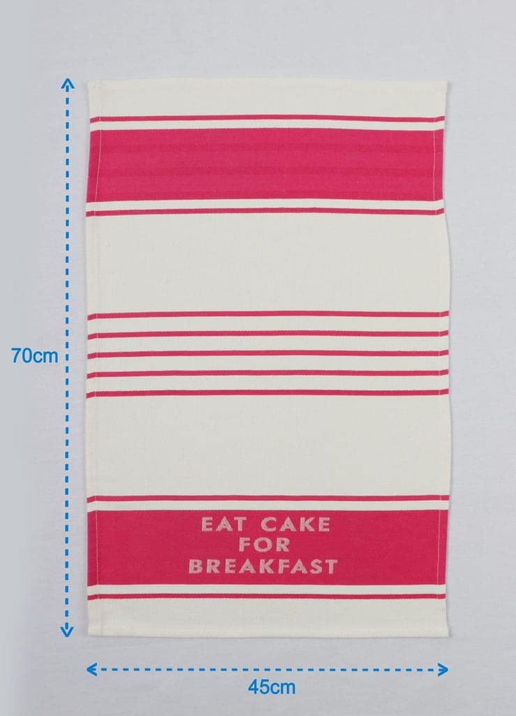 Airwill Branded 100% Cotton Kitchen Towels Pack of 3 pcs view 2