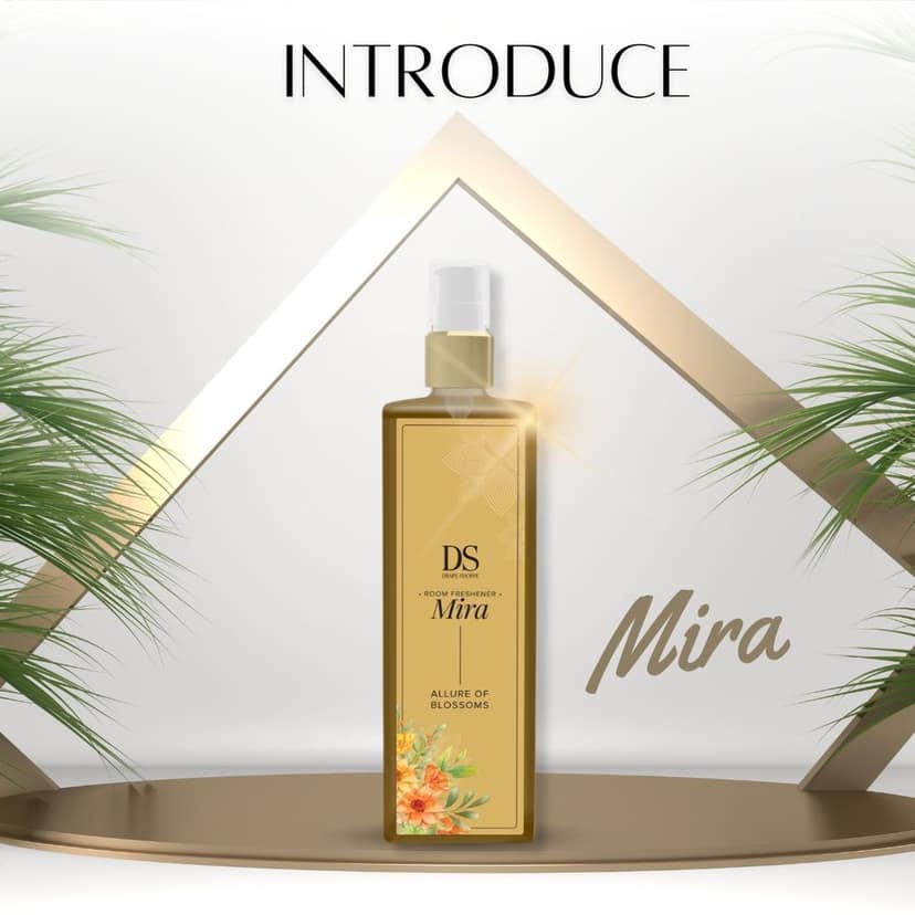 Chann Studio Mira Room Freshener Spray - 200 ML | Citrus Fresh, Mogra, Rajnigandha, Rose Garden, Magic of Flowers | Nature-Inspired Fragrance | Long-Lasting Odour Eliminator for Home & Office view 4
