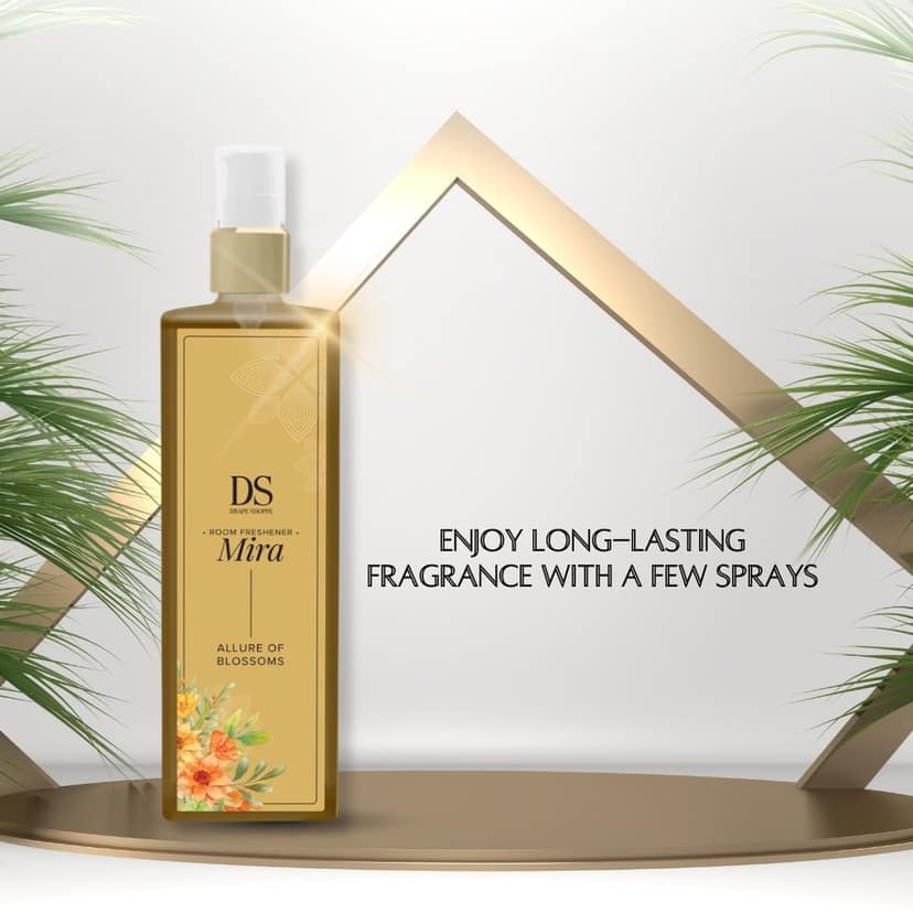 Chann Studio Mira Room Freshener Spray - 200 ML | Citrus Fresh, Mogra, Rajnigandha, Rose Garden, Magic of Flowers | Nature-Inspired Fragrance | Long-Lasting Odour Eliminator for Home & Office view 5