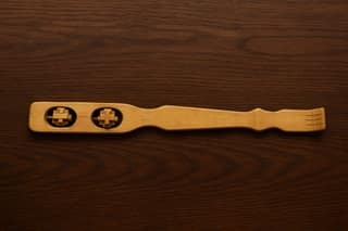 ECOCASK Bamboo Wooden Body Massager & Scratcher | Handcrafted Natural Pain Relief Tool | Large Size