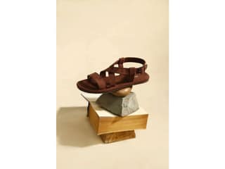 Paaduks Calor Brown Flat Sandals For Men - UK 11