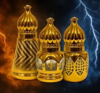 Royal Combo of 3 Oud Attars | Musk, Rose & Tobacco Oud | Long Lasting, Fabric Safe, Alcohol Free Attar for Men & Women