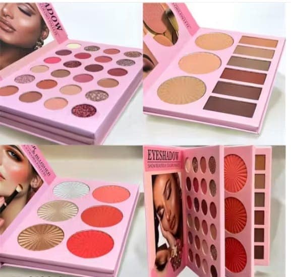 Book-Stylee Foldable Makeup Eyeshadow Palette Set | Portable& Long Lasting Eyeshadow Makeup Pallette Pack Of 1 Sets view 2