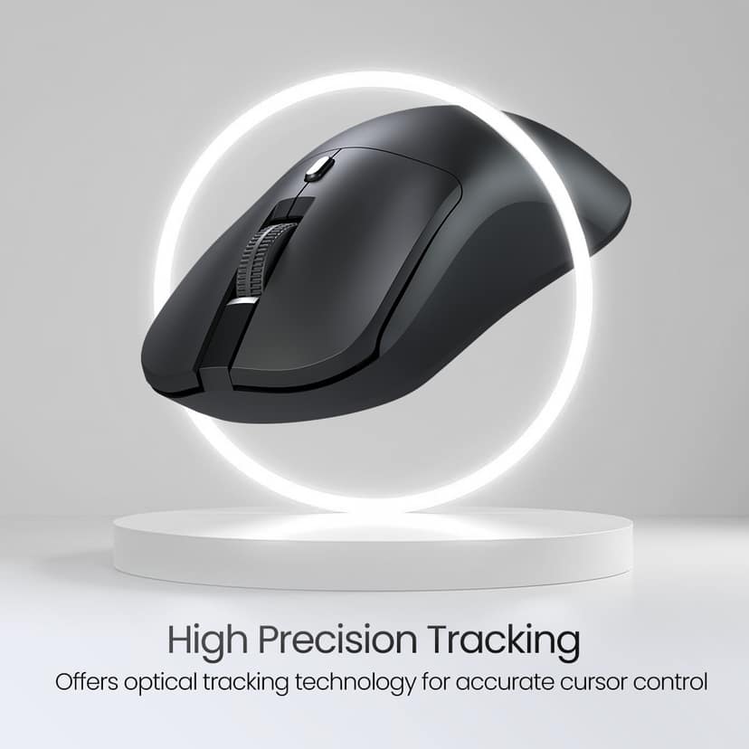 Portronics Toad 33 Mouse, 2.4 GHz Wireless, Ergonomic Design, Adjustable DPI, USB Receiver view 4