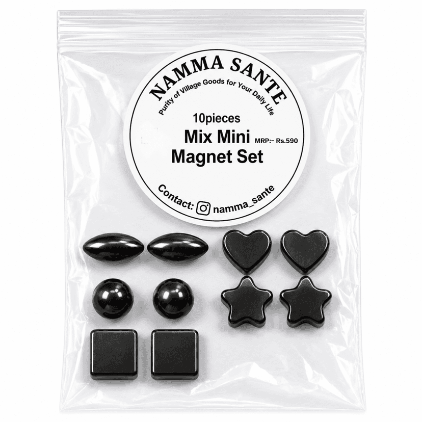 Mix Mini Magnet Set, Mini Shape Magnet Set, Metallic Mini Magnet, Magnetic Shape Mini Set, Multi Shape Mini Magnet 10piec