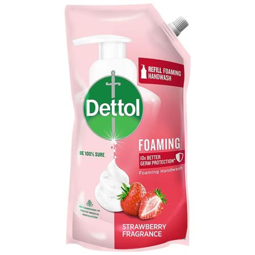 Dettol Foaming Handwash - 10x Better Germ Protection, Strawberry, 700 ml