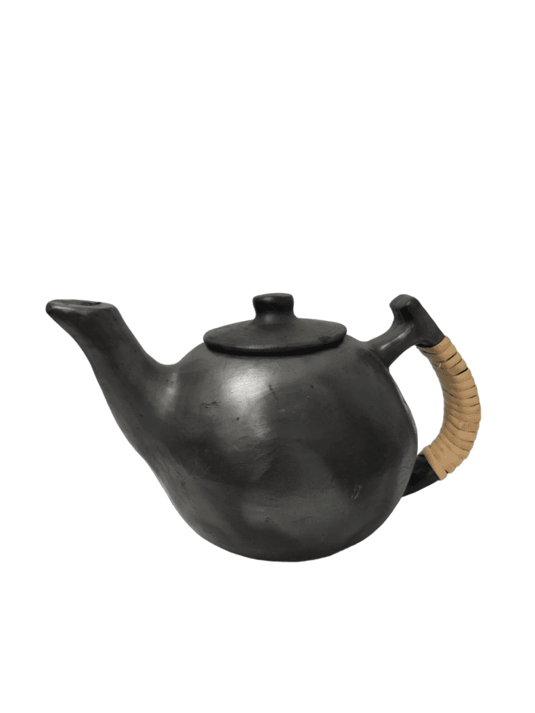 Tribes India Stone Pottery Kettle Wine view 3