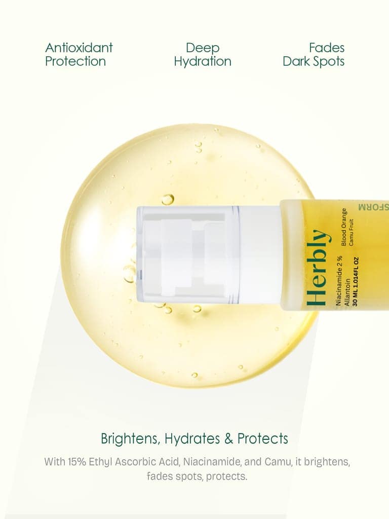 HERBLY™ Vitamin C Serum | 30 ml Protects | For All Skin Types view 4