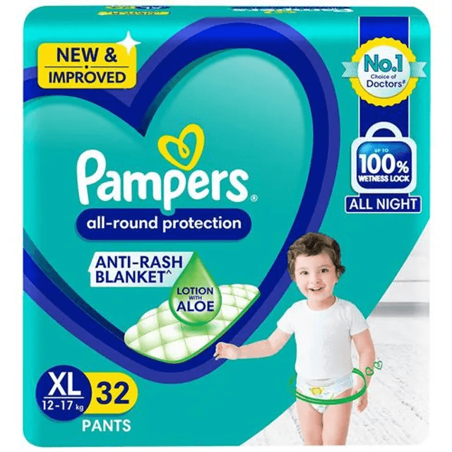 Pampers Diaper Pants XL 32 Pcs