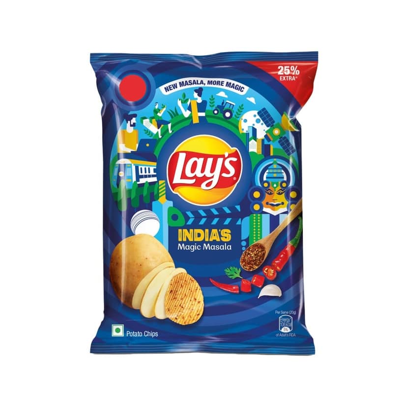 Lay's India's Magic Masala Potato Chips view 2