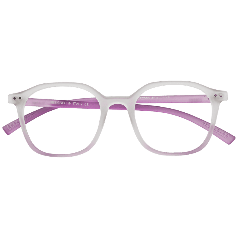 Transparent Full Rim Rectangle Eyeglasses view 2