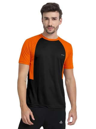 FTX Men Drifit Colorblock Half Sleeve Tshirt