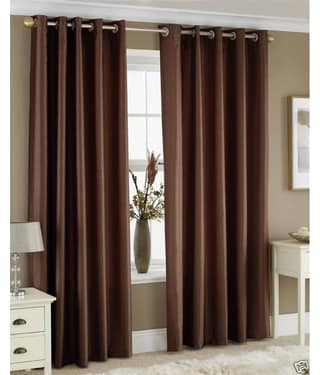 Homefab India Plain Semi-Transparent Eyelet Door Curtain 6ft (Pack of 2) - Maroon
