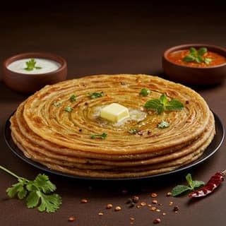 Butter Tandoori Laccha Paratha