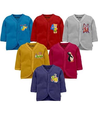 NammaBaby Pack of 6 Baby Boys Cotton Blend T-Shirt ( Multi )