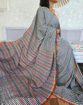 Handwoven Cotton Saree