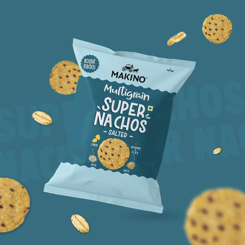 Makino Multigrain Super Nachos Salted (Pack of 6)