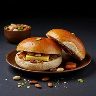 Bun Butter Gulkan Dryfruit