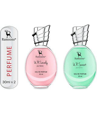 Ramsons - U R LOVELY & U R SWEET Eau De Parfum Combo Perfume For Women 30 ml (Pack of 2)