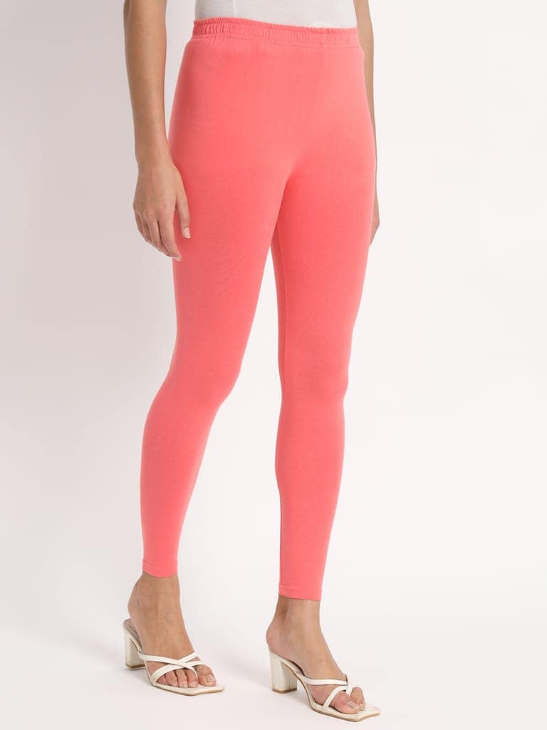 SOFT COLORS Women's Skinny Fit Ethnic Wear Ankle Length Leggings (Gajari)