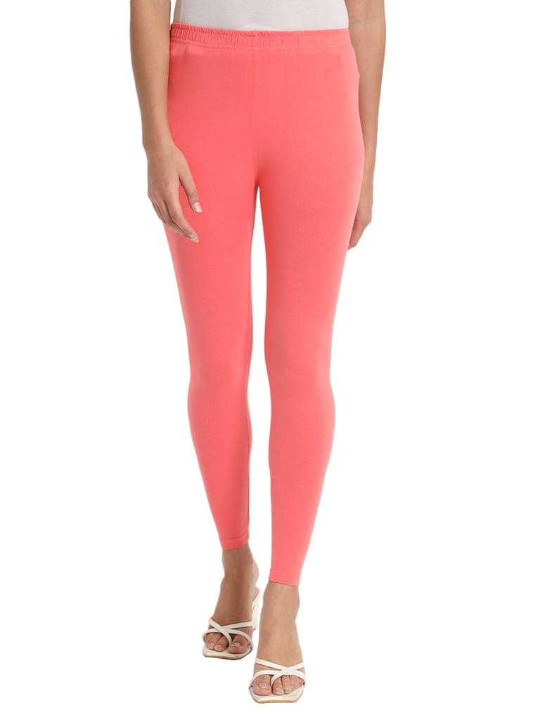 SOFT COLORS Women's Skinny Fit Ethnic Wear Ankle Length Leggings (Gajari) view 6