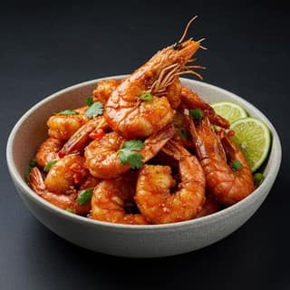 Spicy Fried Prawns