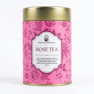 I-MEI ROSE TEA - 50 gm - One metal tea canister