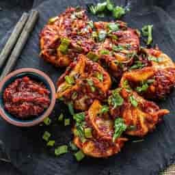 Chicken Schezwan Fried Momos