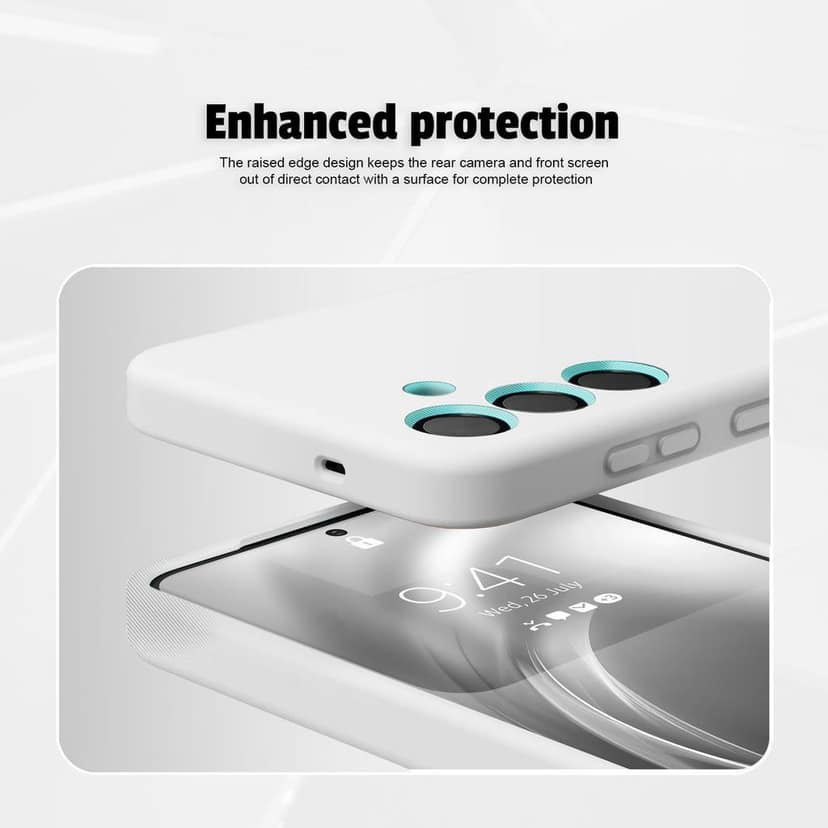 LIRAMARK Liquid Silicone Soft Back Cover Case for Samsung Galaxy S25 Plus view 5