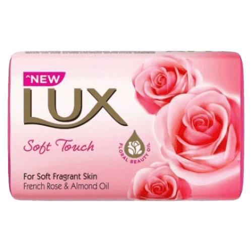 Lux Bathing Soap Soft Touch French Rose And Almond Oil 150g