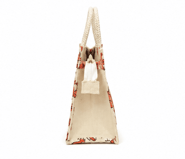Jute Bag Floral (5) view 2